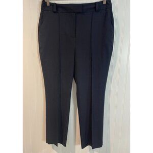 Brooks Brothers Red Fleece Womens Navy Wool-Blend Slim Fit Dress Pants Size 14